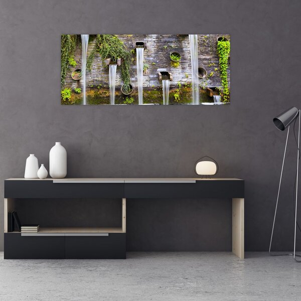 Slika - Kamniti zid, Hamburg, Nemčija (120x50 cm)