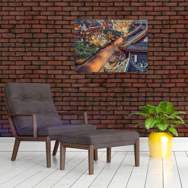 Slika - Qintai Road, Chengdu, Kitajska (70x50 cm)