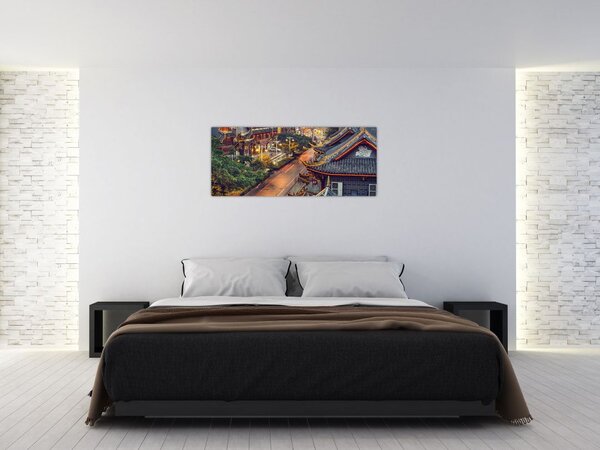 Slika - Qintai Road, Chengdu, Kitajska (120x50 cm)