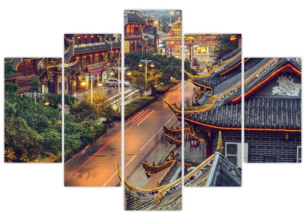 Slika - Qintai Road, Chengdu, Kitajska (150x105 cm)