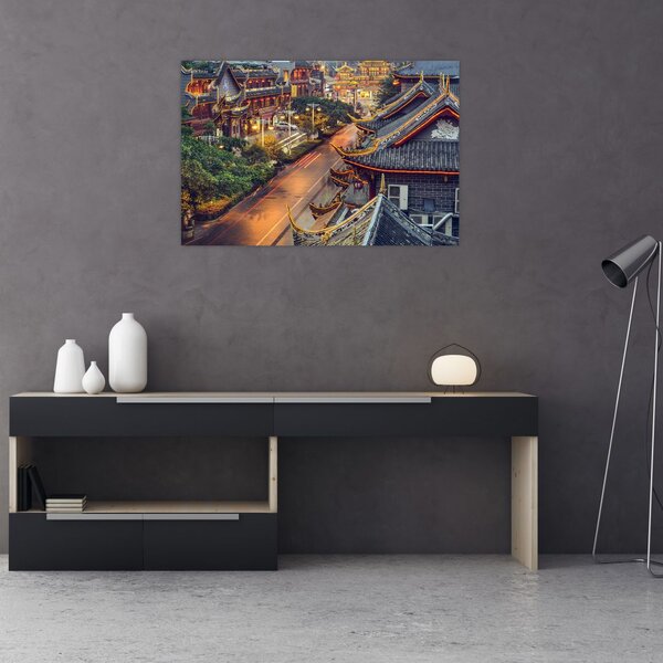 Slika - Qintai Road, Chengdu, Kitajska (90x60 cm)