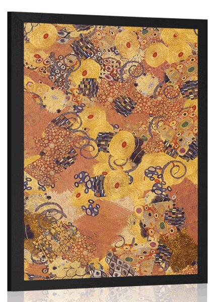 Plakat apstrakcija inspirirana G. Klimtom