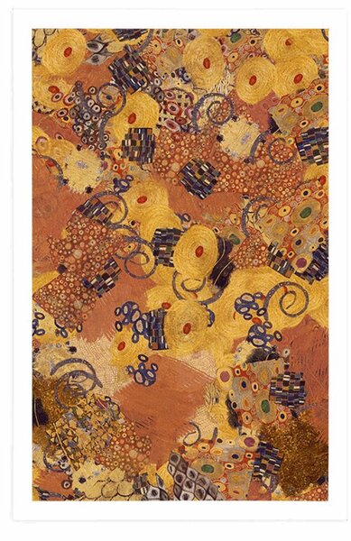 Plakat apstrakcija inspirirana G. Klimtom