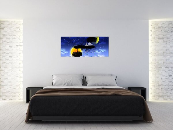 Slika - Odsev ravnovesja (120x50 cm)