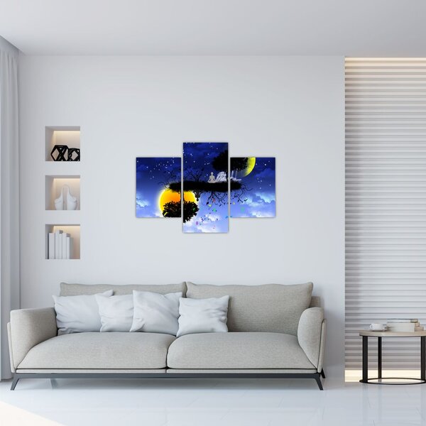 Slika - Odsev ravnovesja (90x60 cm)
