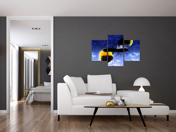 Slika - Odsev ravnovesja (90x60 cm)
