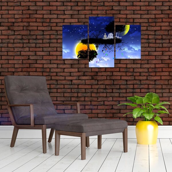 Slika - Odsev ravnovesja (90x60 cm)