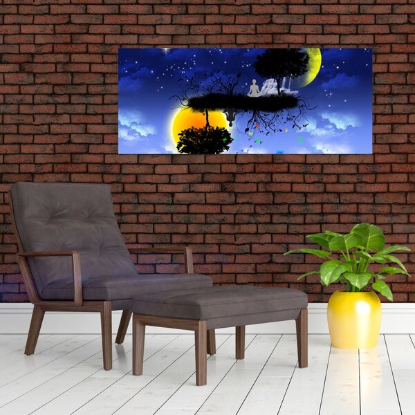 Slika - Odsev ravnovesja (120x50 cm)