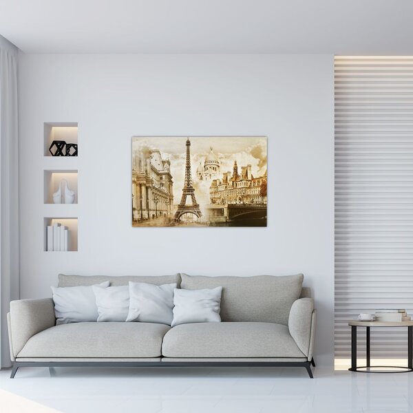 Slika - Pariški spomeniki (90x60 cm)