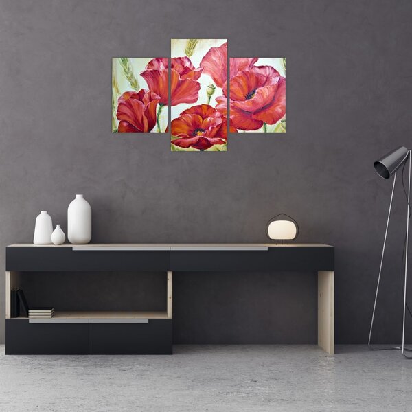 Slika - Cvetovi maka (90x60 cm)
