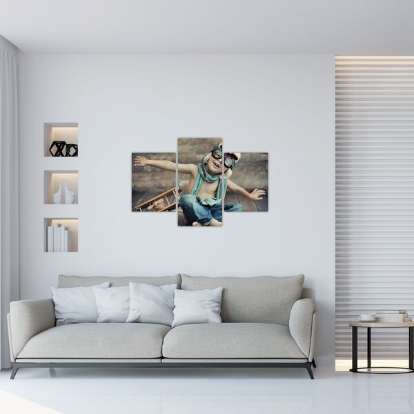 Slika - Mladi letalec (90x60 cm)