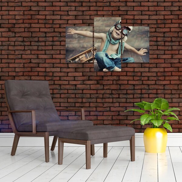 Slika - Mladi letalec (90x60 cm)