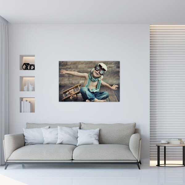 Slika - Mladi letalec (90x60 cm)