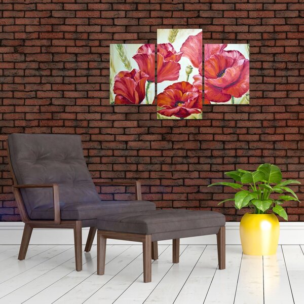 Slika - Cvetovi maka (90x60 cm)