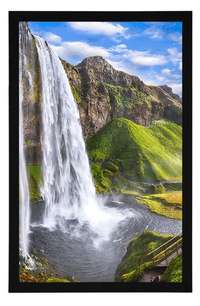 Plakat slap Seljalandsfoss