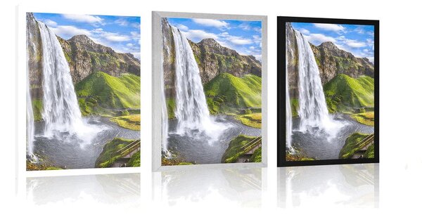 Plakat slap Seljalandsfoss