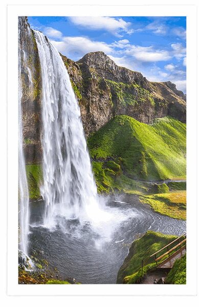 Plakat slap Seljalandsfoss