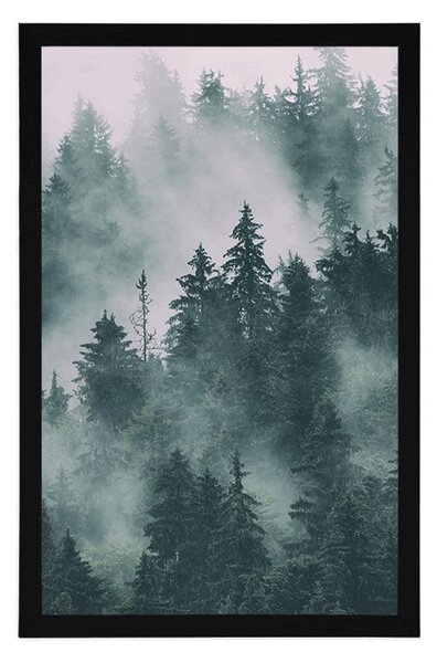 Plakat planine u magli
