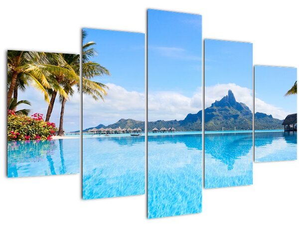 Slika - Bora-Bora, Francoska Polinezija (150x105 cm)