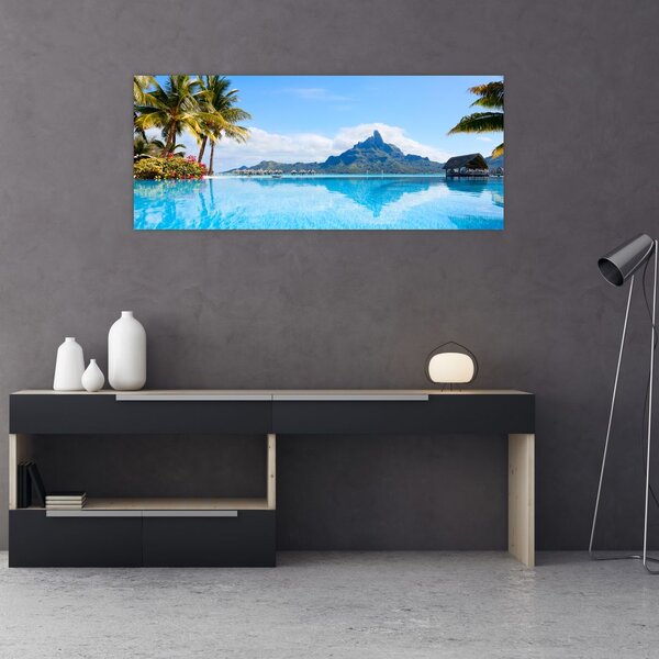 Slika - Bora-Bora, Francoska Polinezija (120x50 cm)