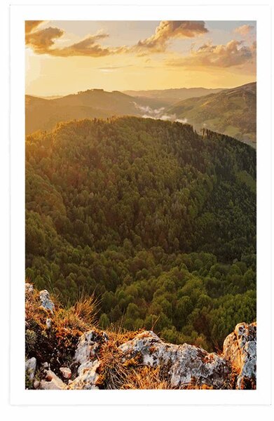 Plakat stijene Vršatecké bradlá u Slovačkoj