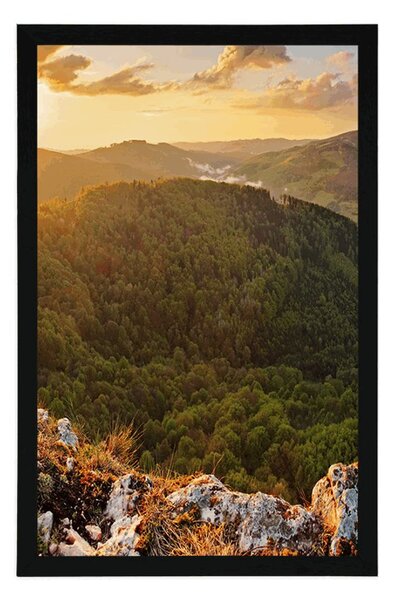 Plakat stijene Vršatecké bradlá u Slovačkoj