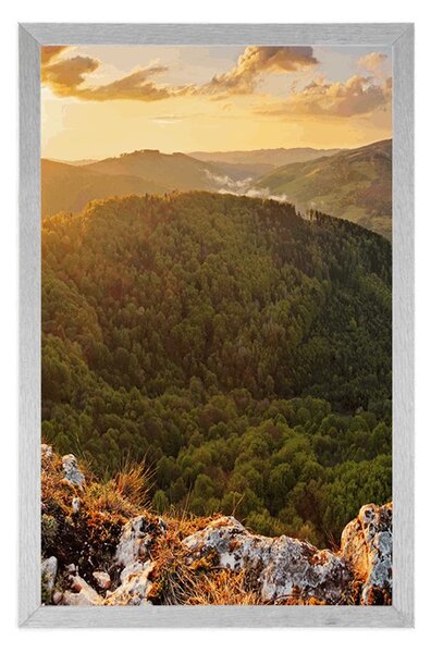Plakat stijene Vršatecké bradlá u Slovačkoj