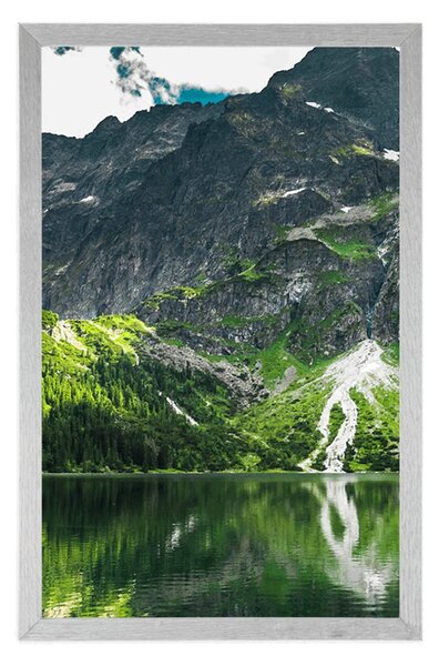 Plakat jezero Morské oko u Tatrama