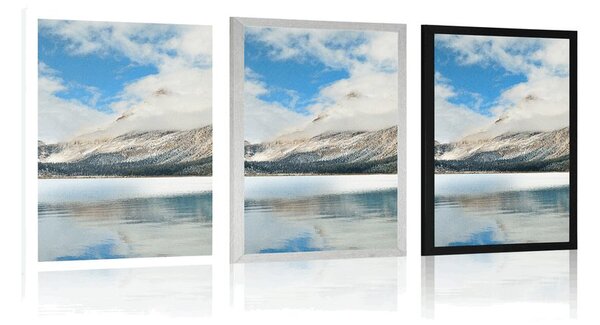 Plakat divno planinsko jezero