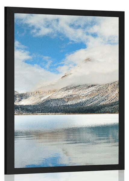 Plakat divno planinsko jezero