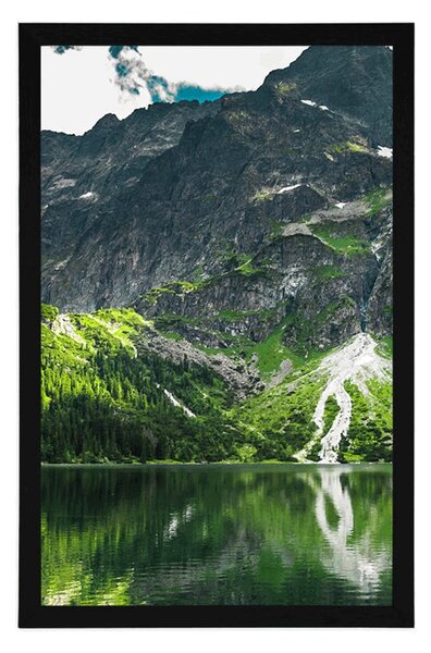 Plakat jezero Morské oko u Tatrama