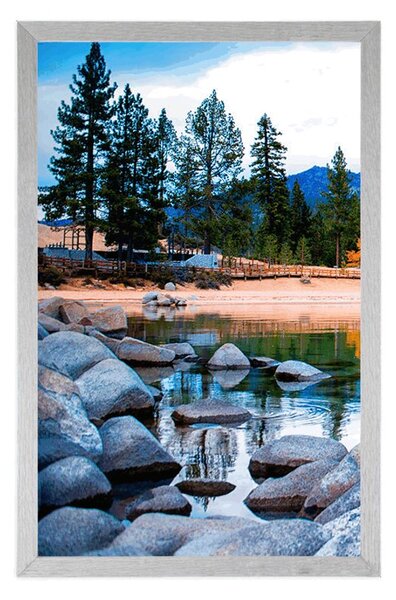 Plakat planinsko jezero