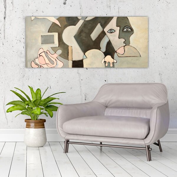 Slika - kubizem (120x50 cm)