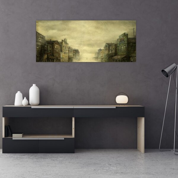 Podoba zahodnega mesta (120x50 cm)