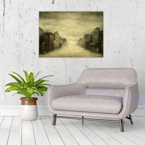 Podoba zahodnega mesta (70x50 cm)