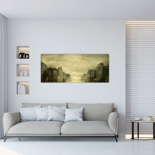 Podoba zahodnega mesta (120x50 cm)