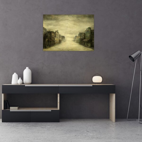 Podoba zahodnega mesta (70x50 cm)