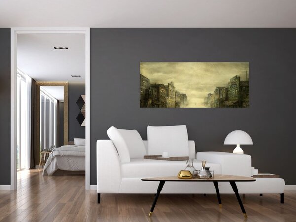 Podoba zahodnega mesta (120x50 cm)
