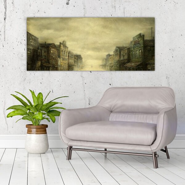 Podoba zahodnega mesta (120x50 cm)