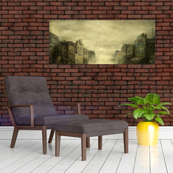 Podoba zahodnega mesta (120x50 cm)