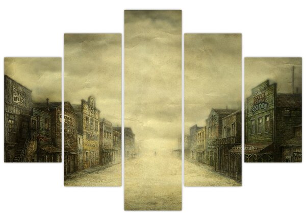 Podoba zahodnega mesta (150x105 cm)