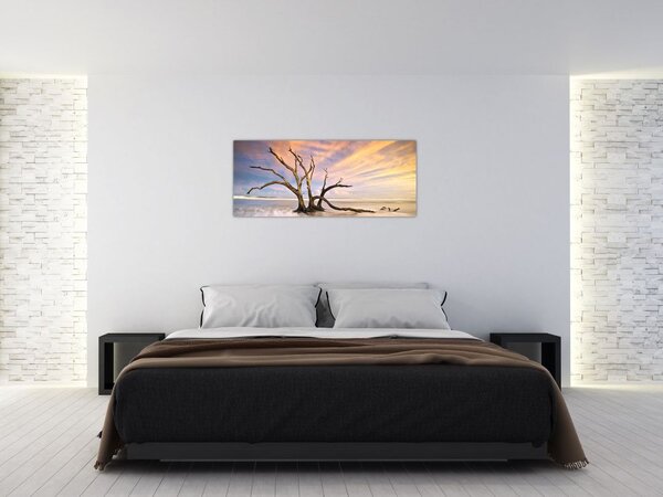 Slika drevesa v oceanu (120x50 cm)