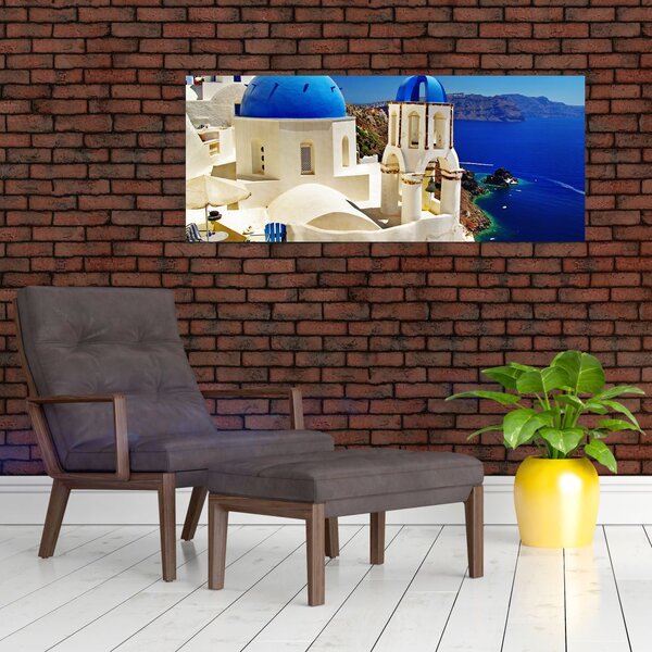 Slika - Santorini, Grčija (120x50 cm)