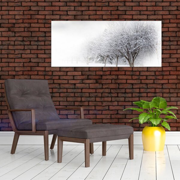 Slika - Zimska ulica (120x50 cm)