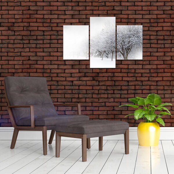 Slika - Zimska ulica (90x60 cm)