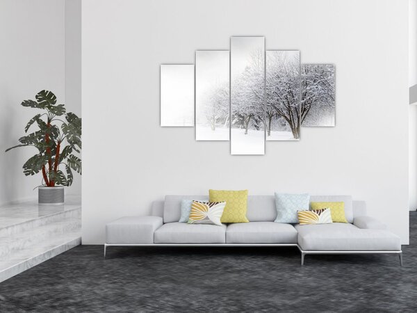 Slika - Zimska ulica (150x105 cm)
