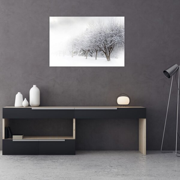 Slika - Zimska ulica (90x60 cm)