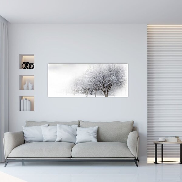 Slika - Zimska ulica (120x50 cm)