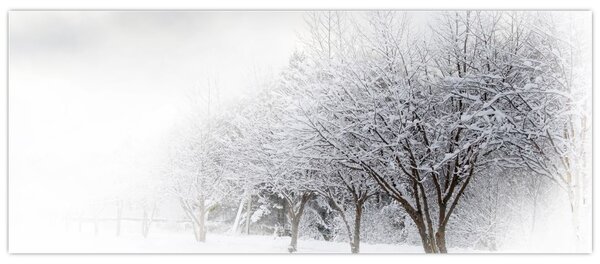 Slika - Zimska ulica (120x50 cm)