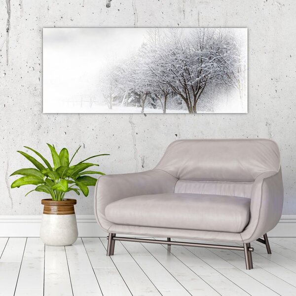 Slika - Zimska ulica (120x50 cm)